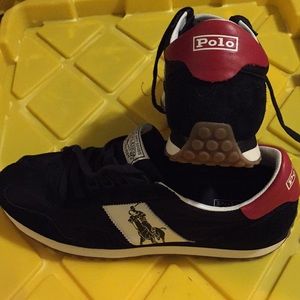 RALPH LAUREN Train 90 Trainers Black (NWOT)